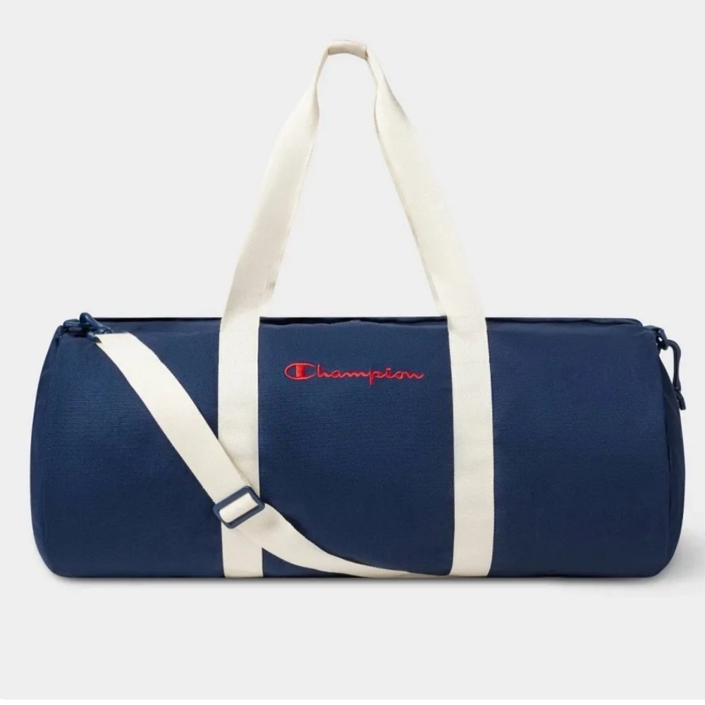 NWT Durable Washed Canvas Weekender Duffel Bag Gym Travel Overnighter Black